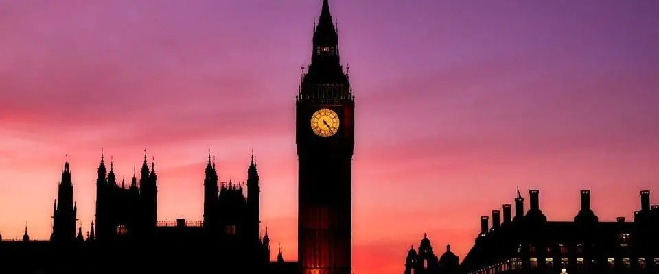 Big Ben at sunset