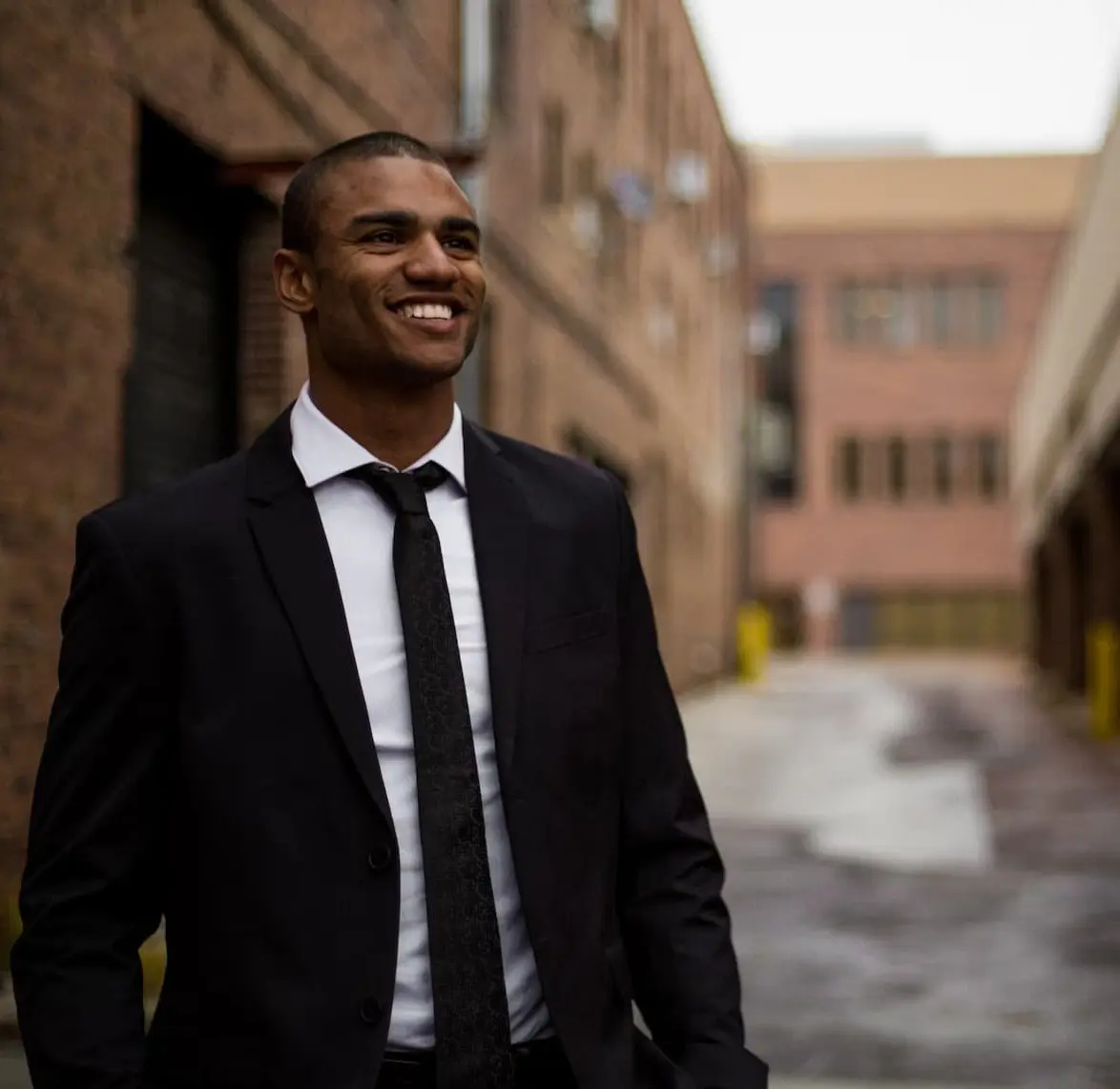 a man in business suit