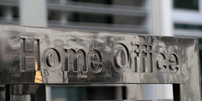 Home Office sign