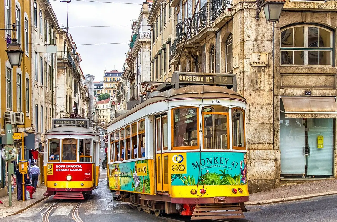 a tramway in Portugal