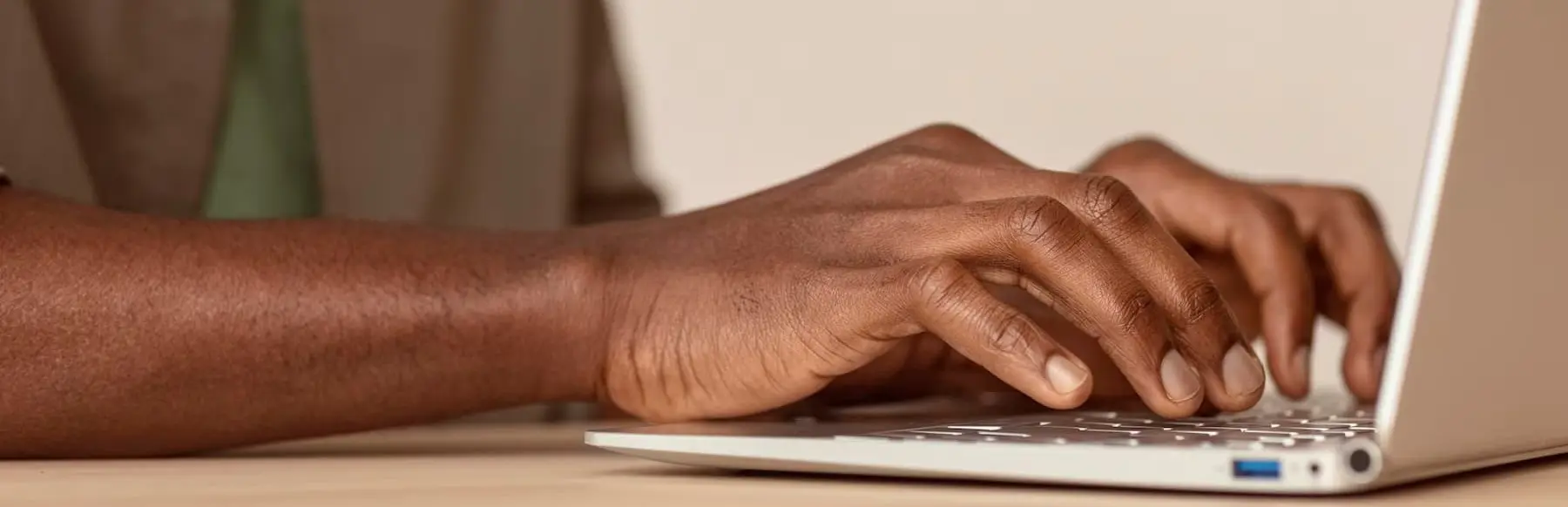 a man using a laptop