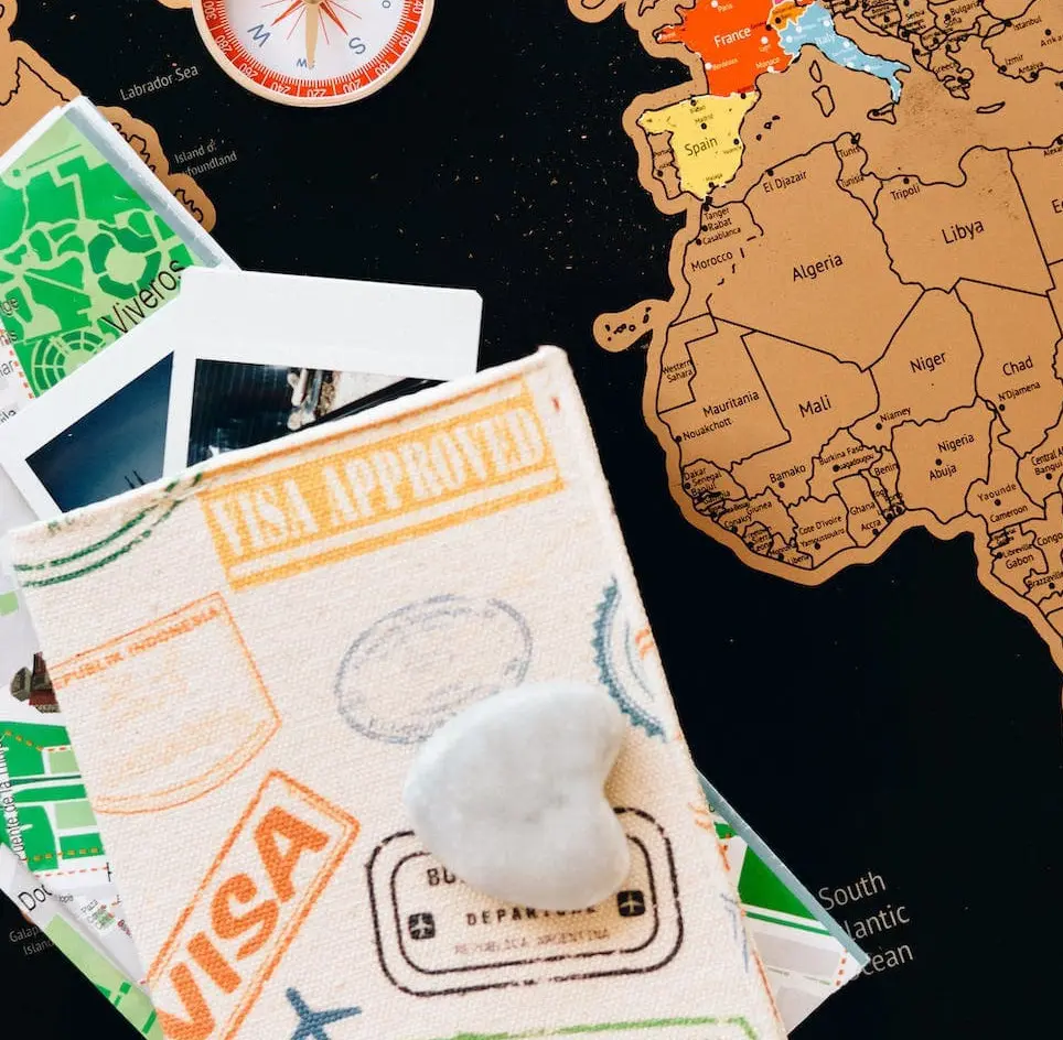 visa application papers