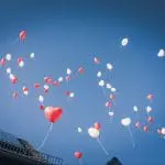 ballons in the air