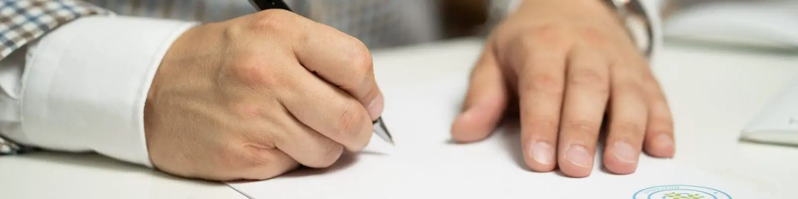 Filling out documents