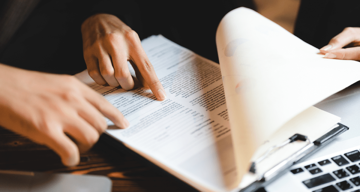 Looking through application.