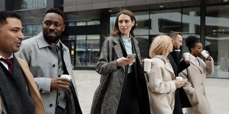 A group of like-minded individuals attending an event