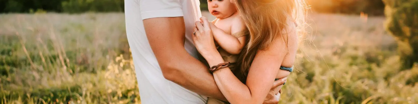 Family standing outside together