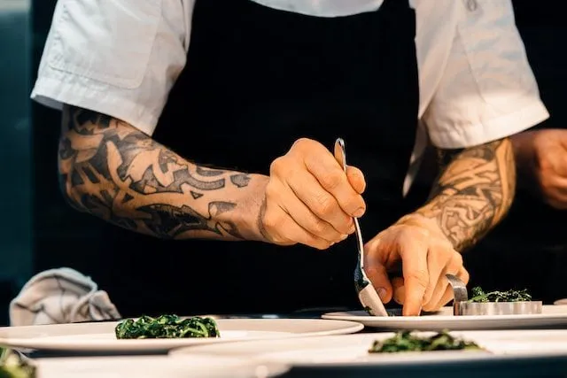 Chef in restaurant