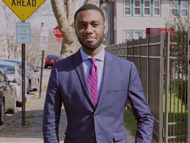 Businessman walking