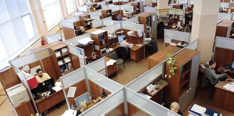 an office setting
