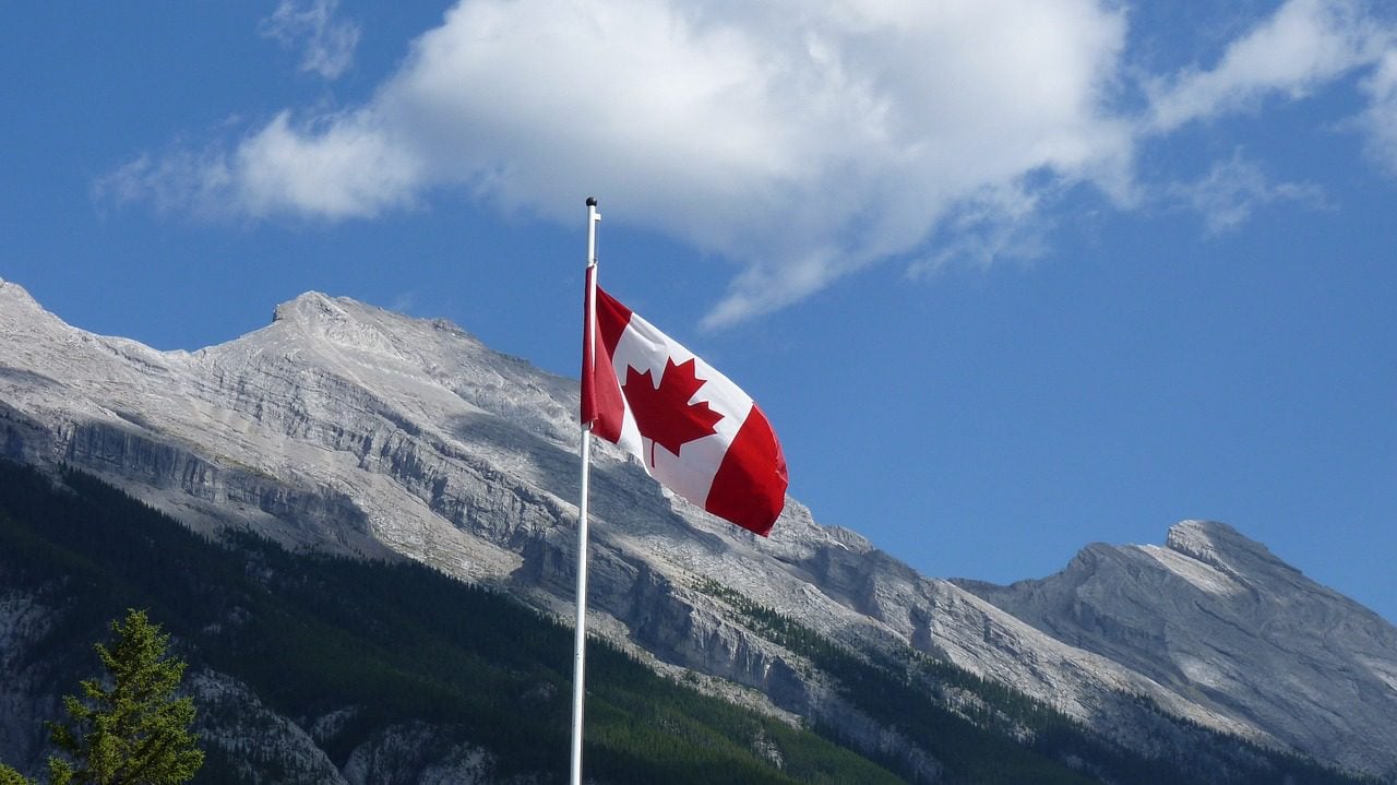 a flag of Canada
