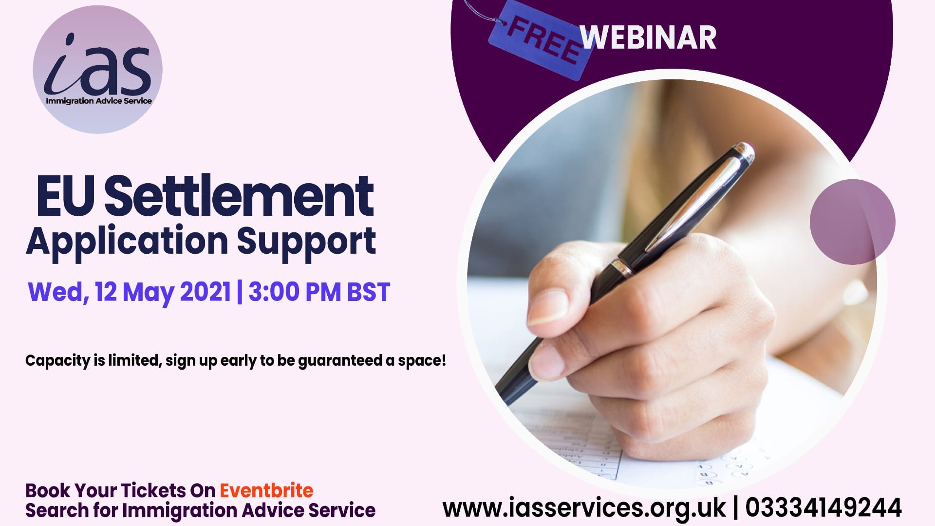 EVENT EU Settlement – Application Support Webinar