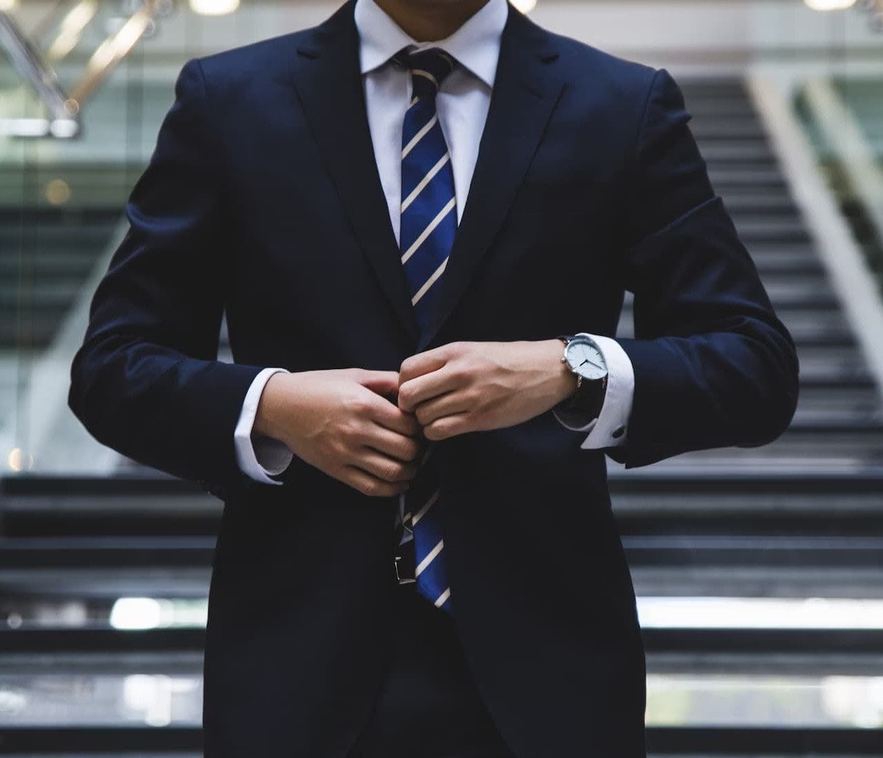 a man in a business suit