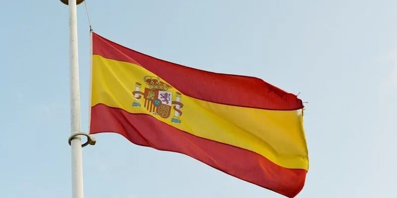 a flag of Spain