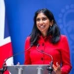 Suella Braverman addresses Home Office staff