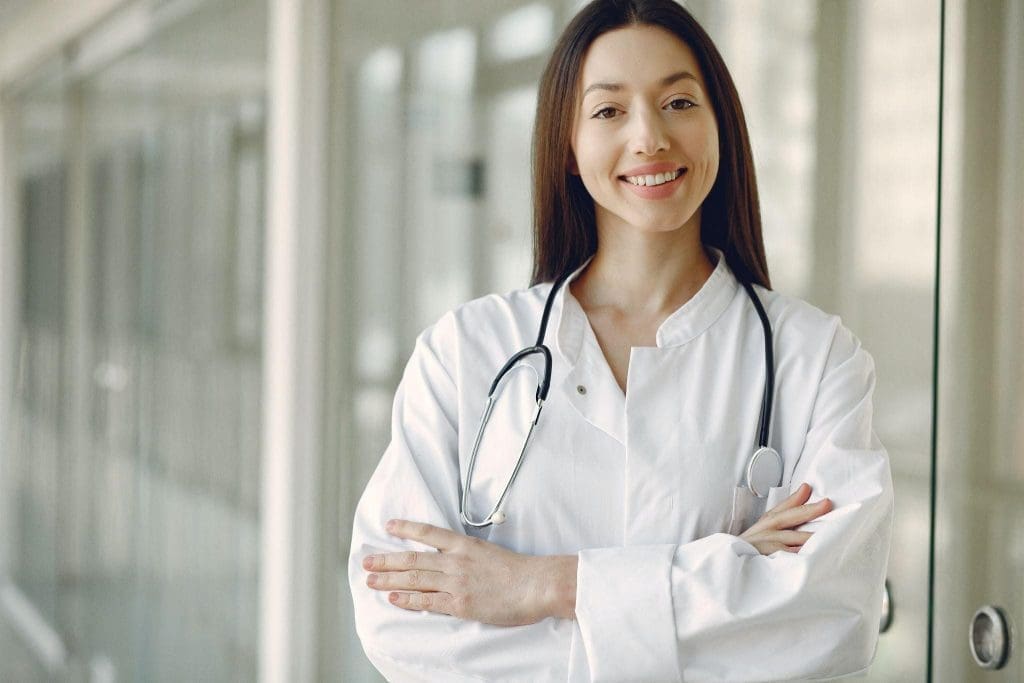 Female doctor in a hospital