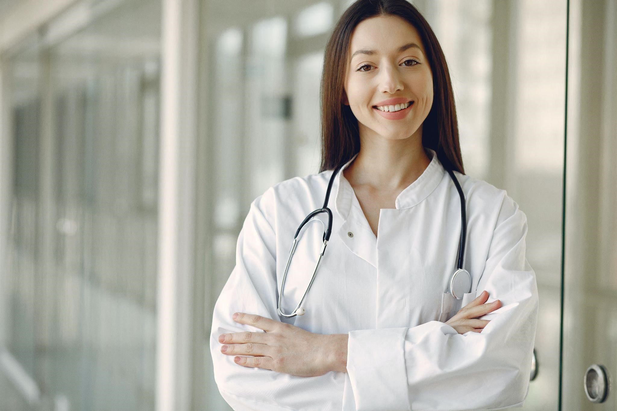Female doctor in a hospital