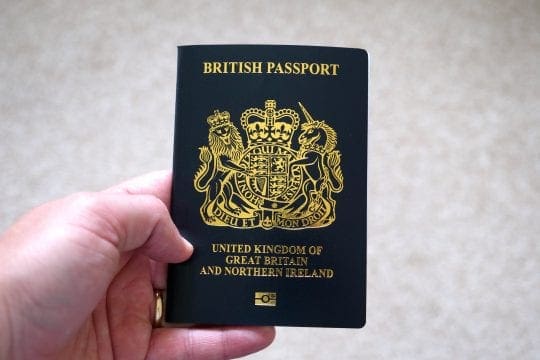 uk passport