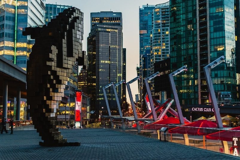 Digital fish in Vancouver