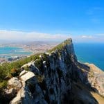 an aerial view of Gibraltar