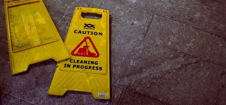 Caution sign