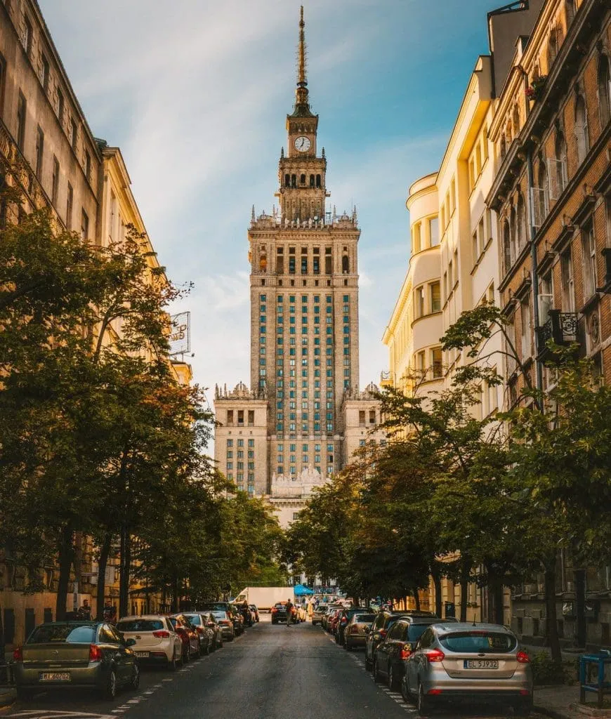 a picture of a place in Warsaw, Poland
