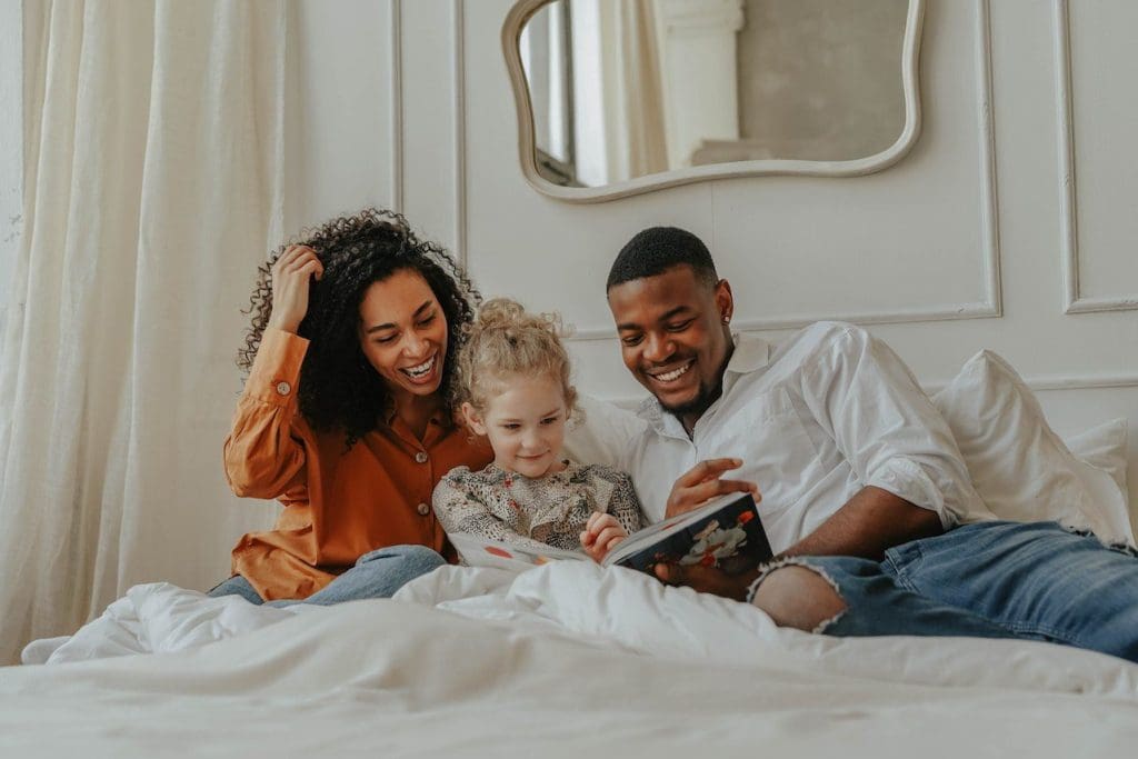 parents and a child