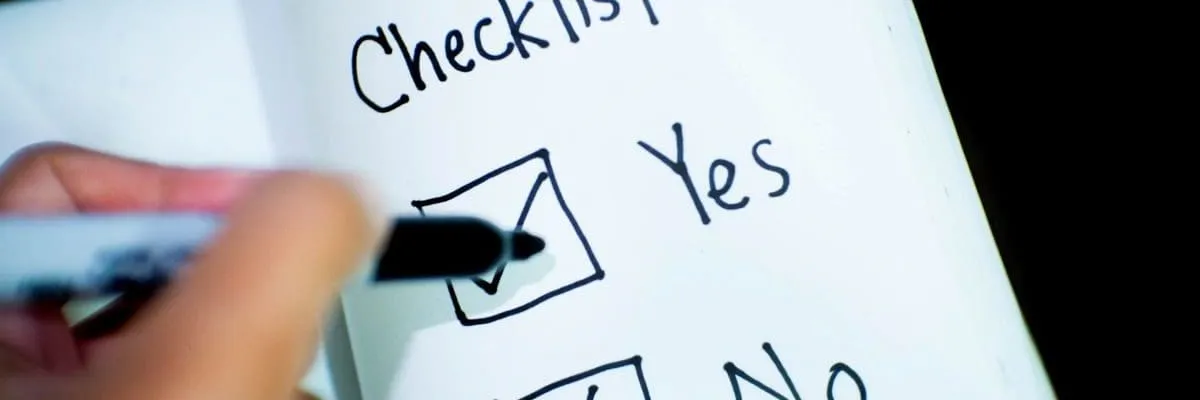 Open notebook wth two check boxes - yes or no.