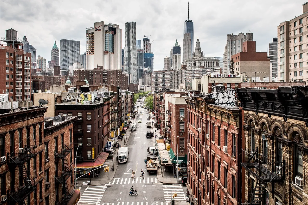 US street scene