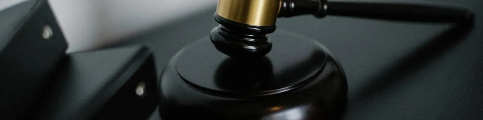 a wooden gavel