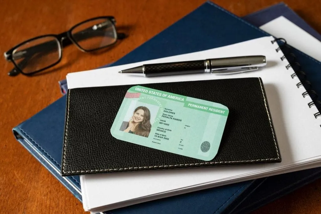 Green card application composition